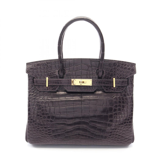 HERMES Birkin 30 Handbag Amethyst