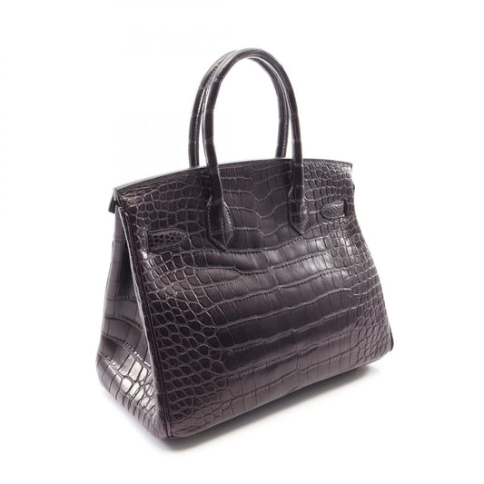 HERMES Birkin 30 Handbag Amethyst