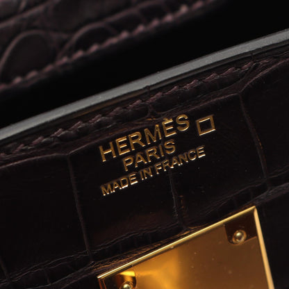 HERMES Birkin 30 Handbag Amethyst