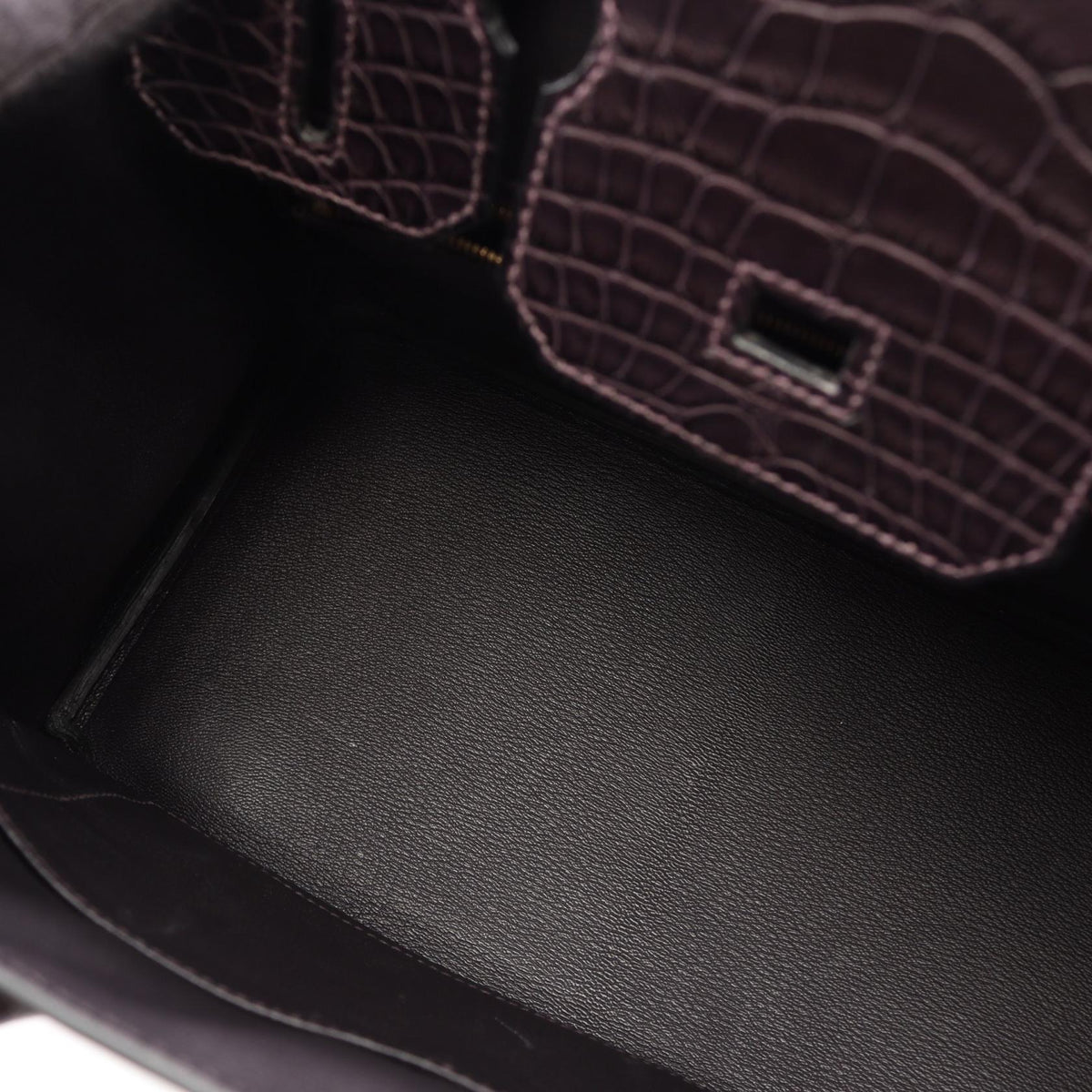 HERMES Birkin 30 Handbag Amethyst