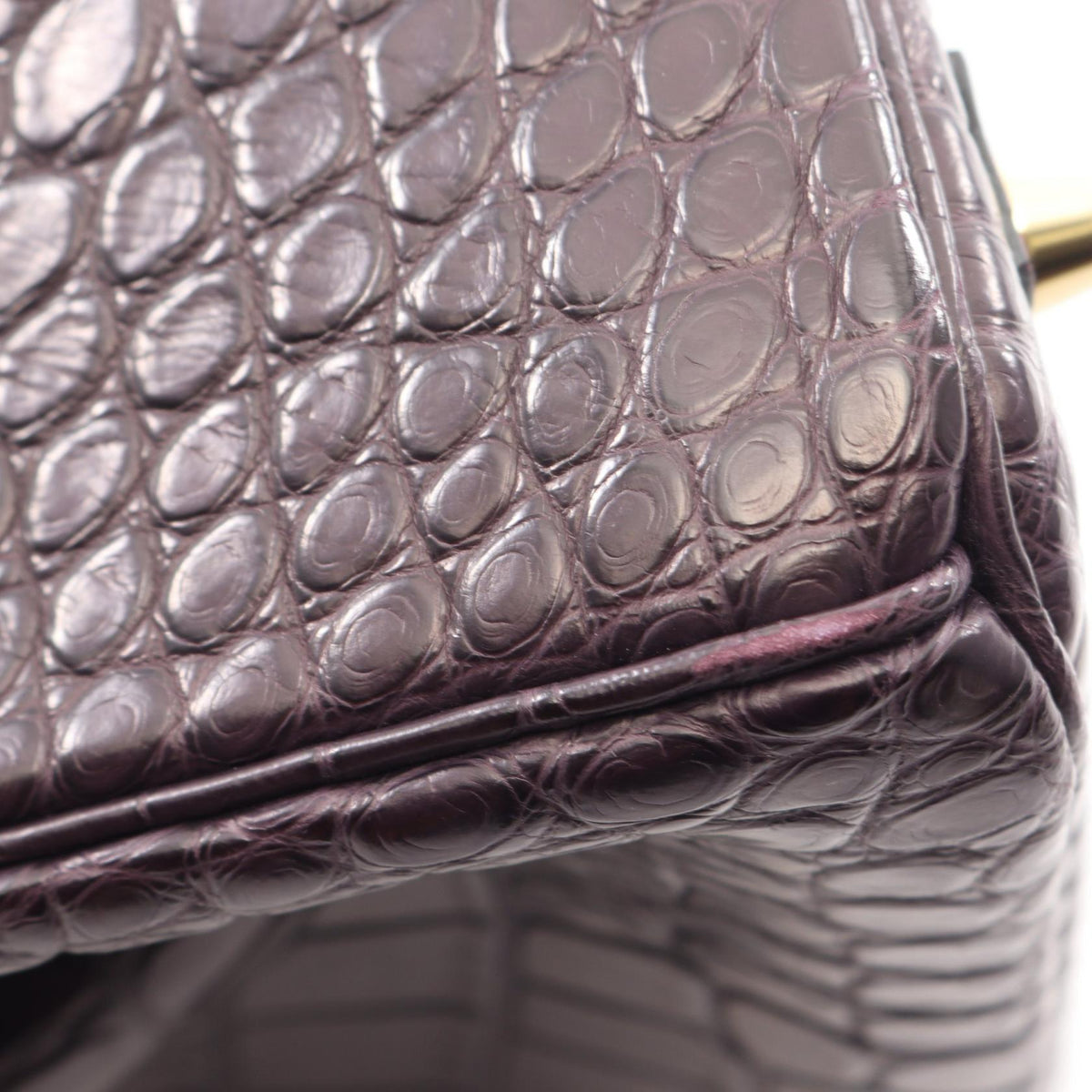 HERMES Birkin 30 Handbag Amethyst