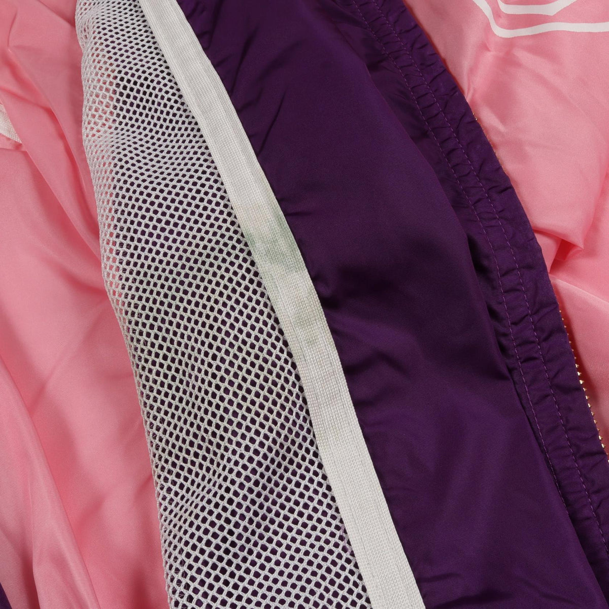 LOUIS VUITTON Pink Hooded Nylon Jacket Size 34