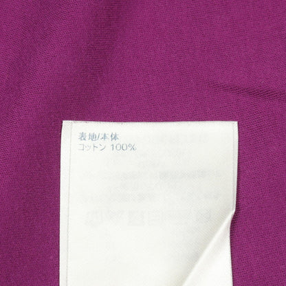 LOUIS VUITTON Logo Print Cotton T-Shirt Purple Size S