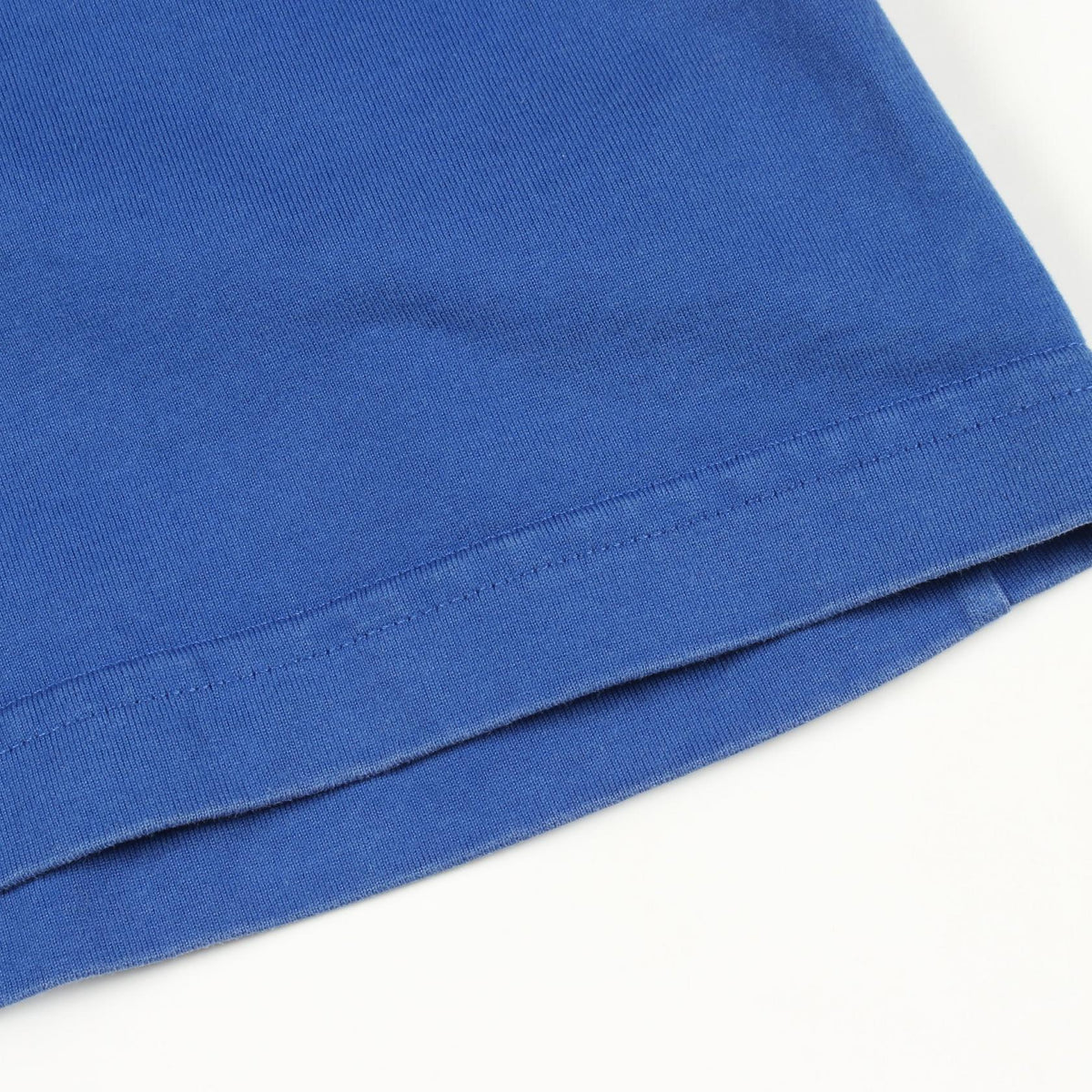 LOUIS VUITTON Embossed LV Logo Cotton T-Shirt Blue Size L