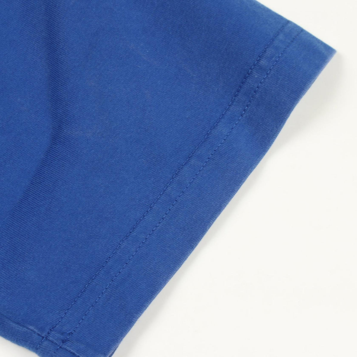 LOUIS VUITTON Embossed LV Logo Cotton T-Shirt Blue Size L
