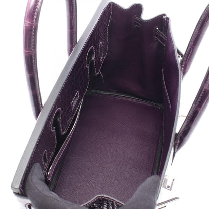 HERMES Birkin 30 Amethyst Handle Bag