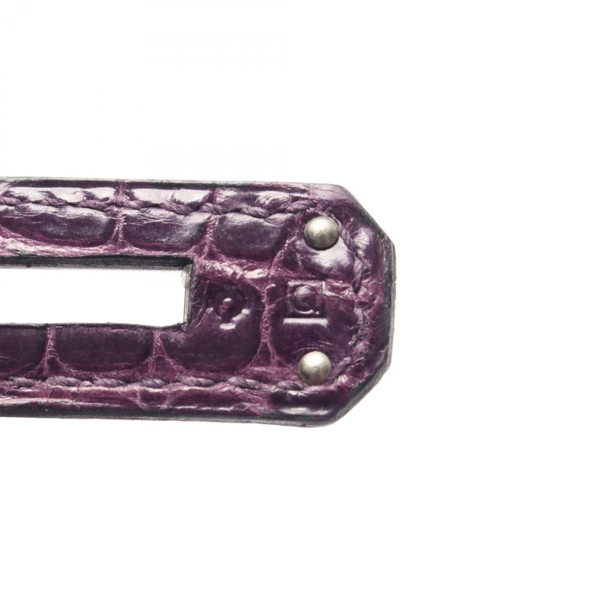 HERMES Birkin 30 Amethyst Handle Bag