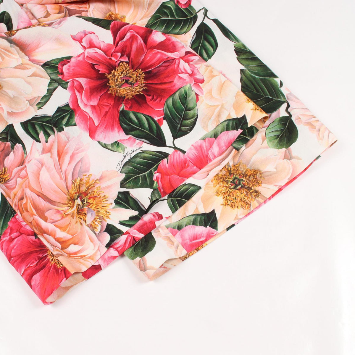 DOLCE & GABBANA Floral Rayon Pants Size 50