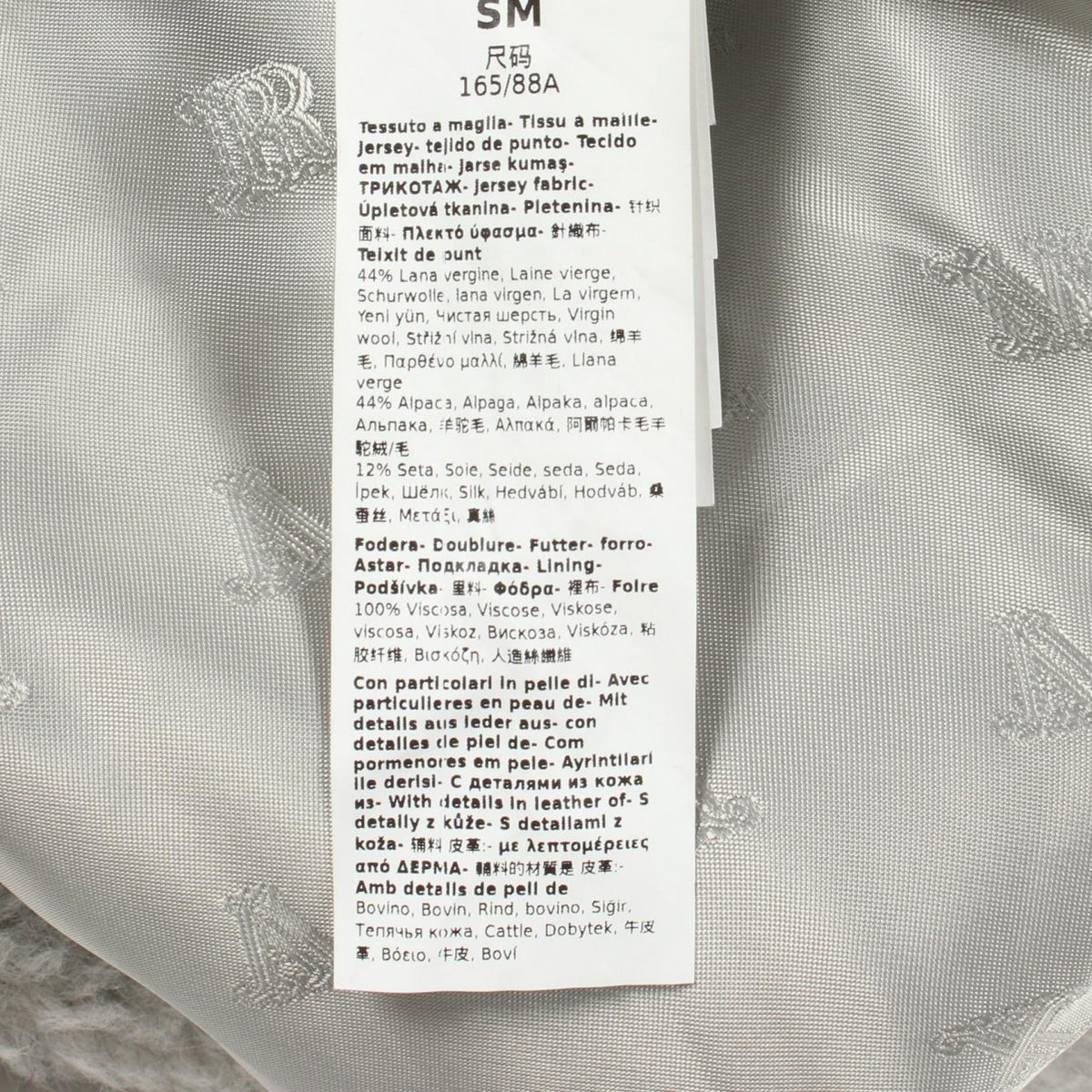 MAX MARA Teddy Bear Wool Alpaca Cape Size SM