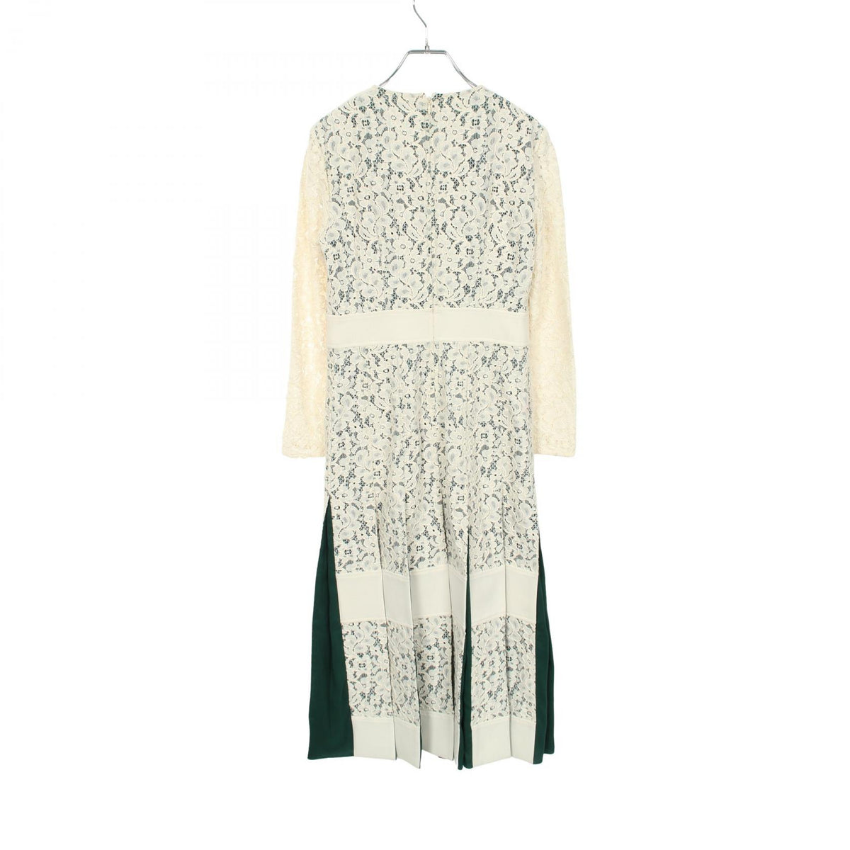Tory Burch Lace Long Sleeve Cotton Midi Dress White Size 0