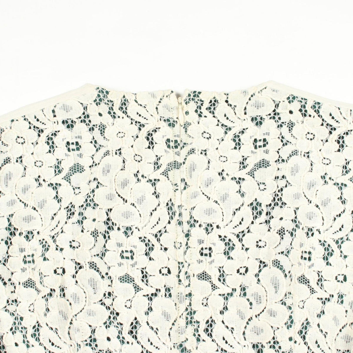 Tory Burch Lace Long Sleeve Cotton Midi Dress White Size 0