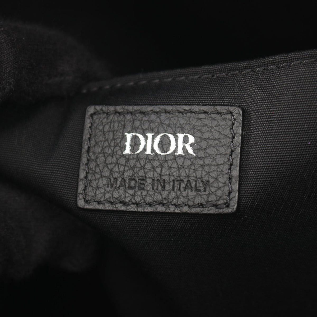 Dior Explorer Oblique Canvas Leather Backpack Navy