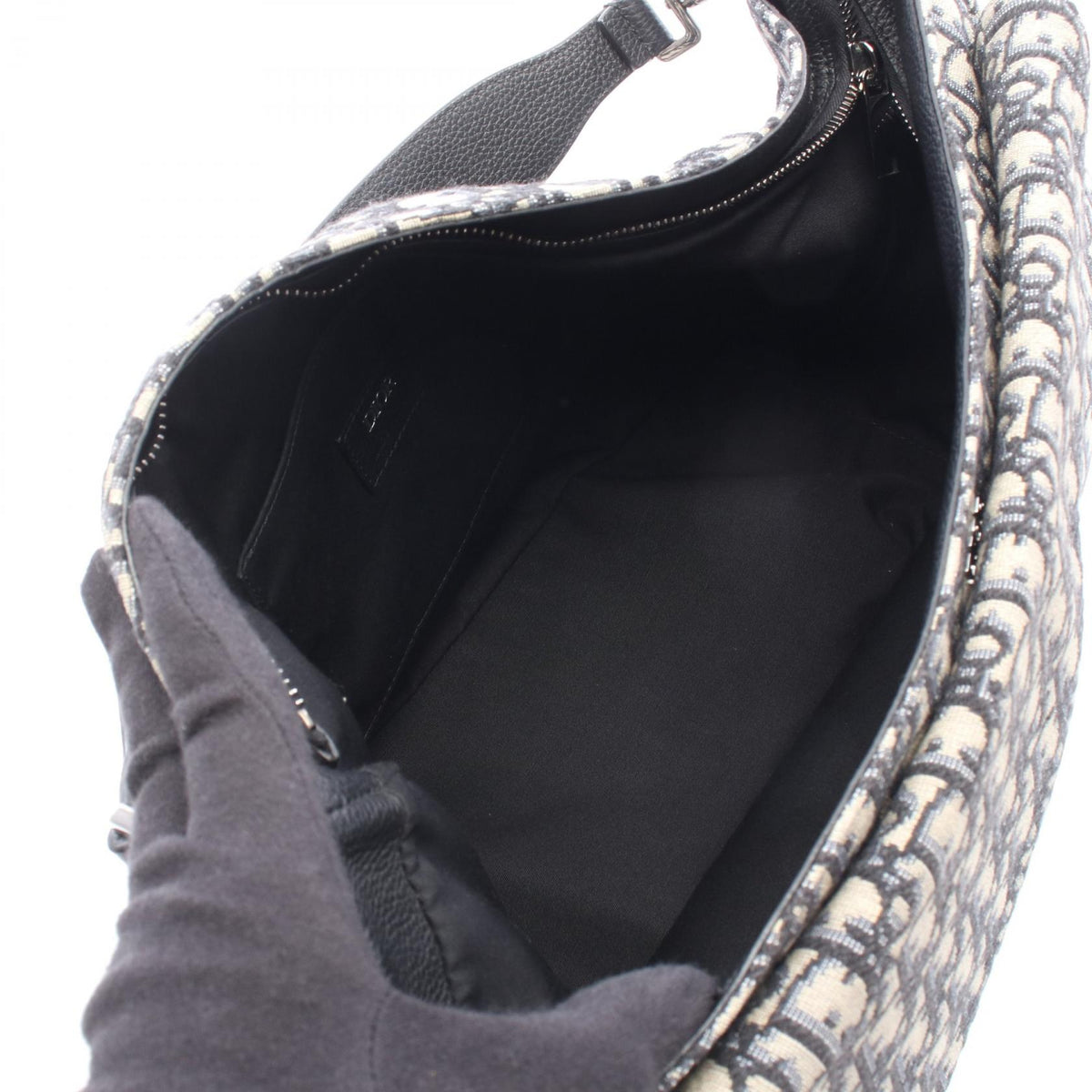 Dior Saddle Oblique Canvas Shoulder Bag
