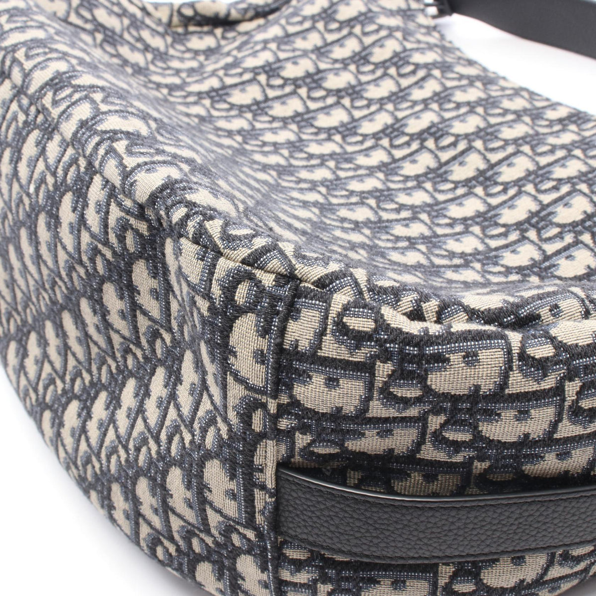Dior Saddle Oblique Canvas Shoulder Bag