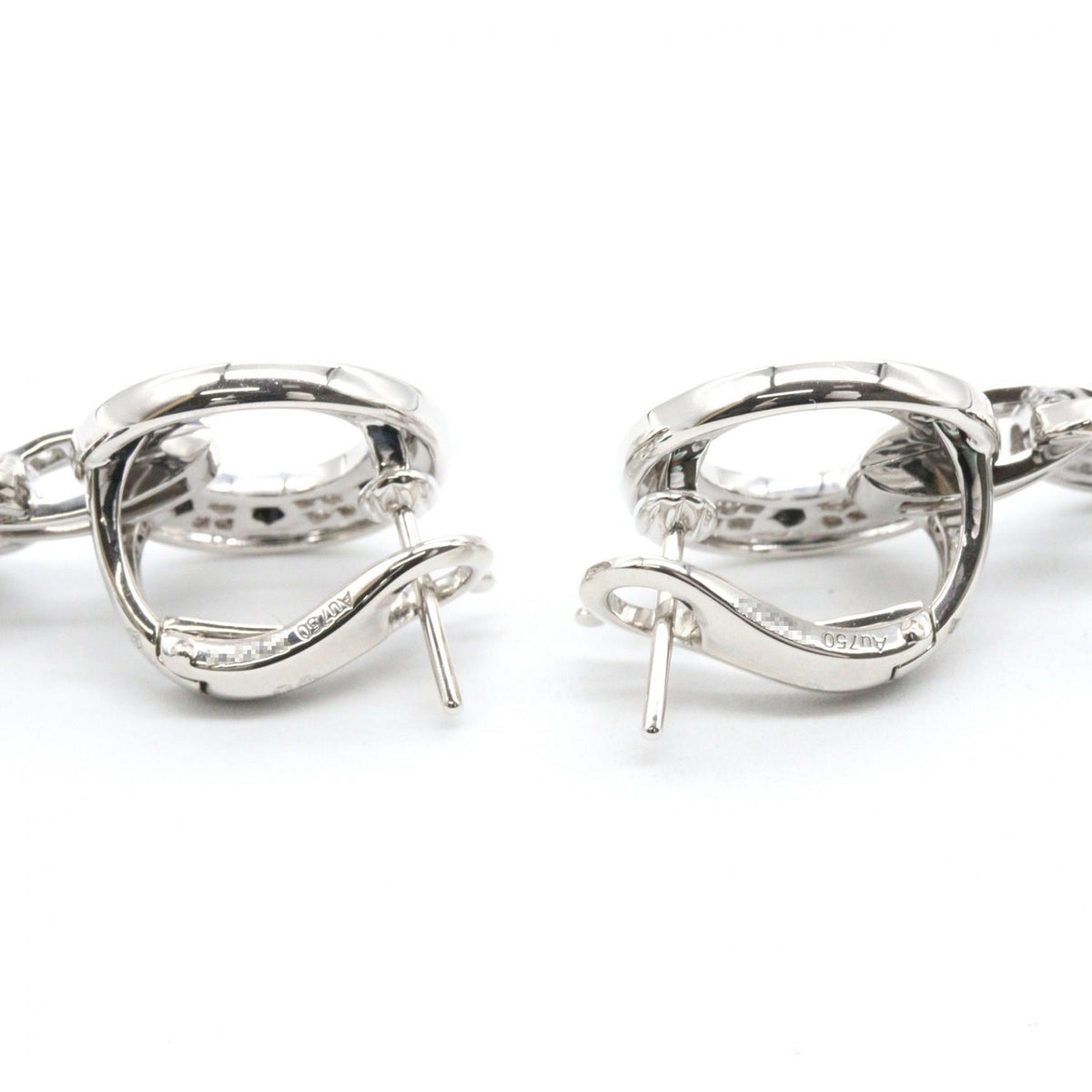 CARTIER Panthere Diamond K18WG Earrings