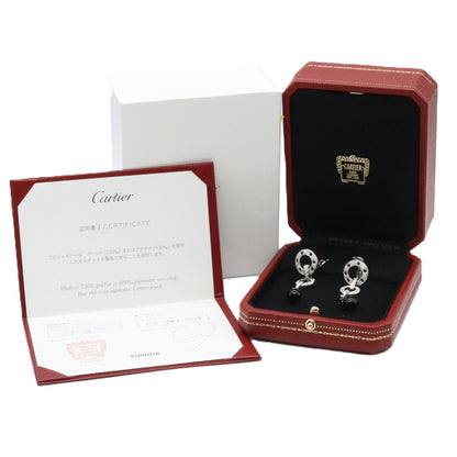 CARTIER Panthere Diamond K18WG Earrings