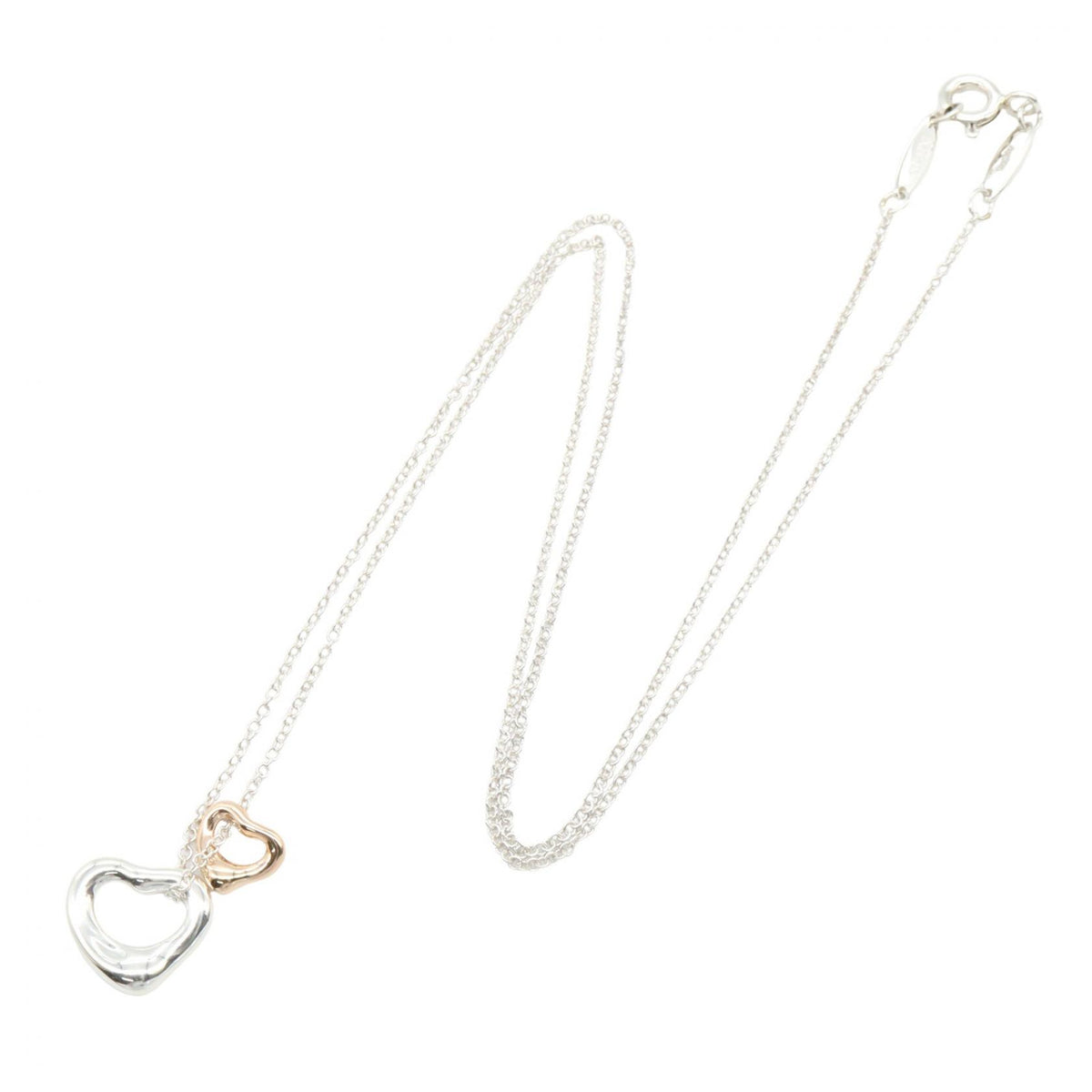 TIFFANY&CO Double Open Silver Necklace