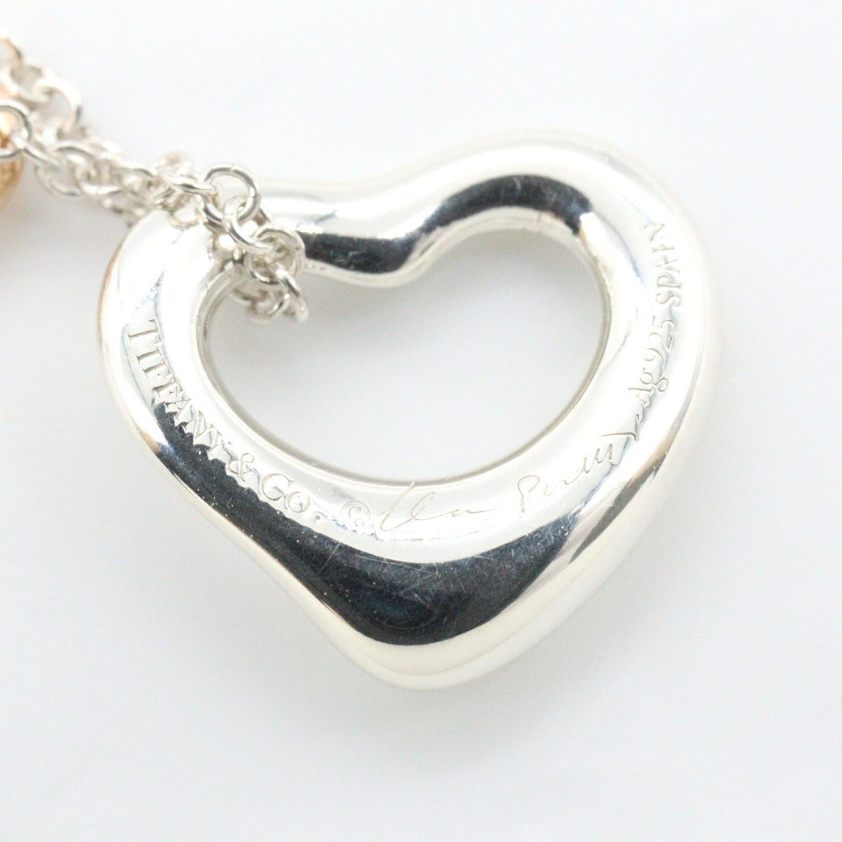 TIFFANY&CO Double Open Silver Necklace