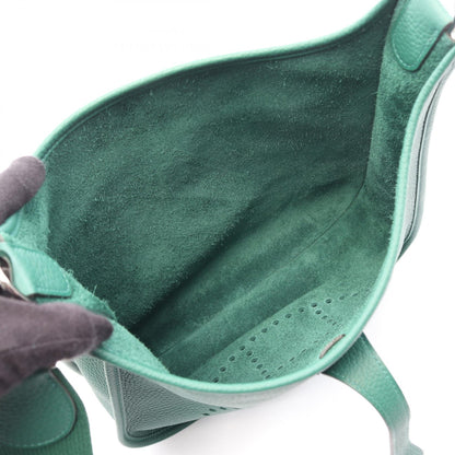 HERMES Evelyne 3 PM Taurillon Bag Green