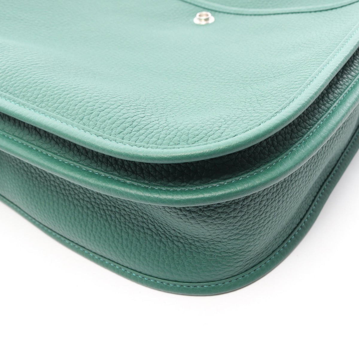 HERMES Evelyne 3 PM Taurillon Bag Green