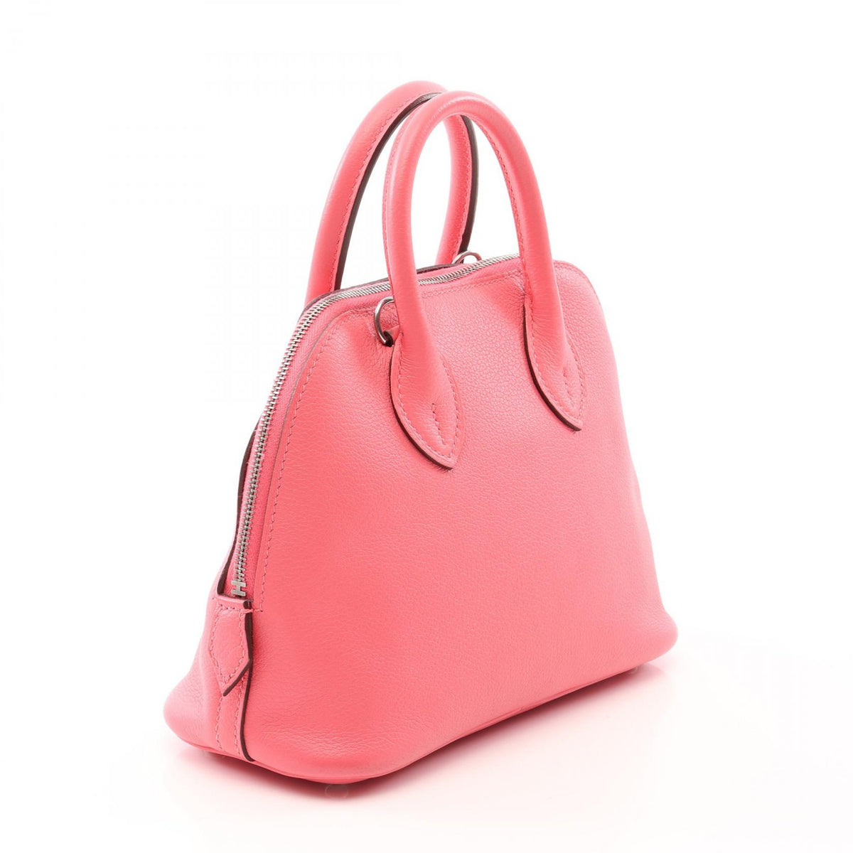 HERMES Bolide 1923 Mini 2-Way Azalee Pink Handbag
