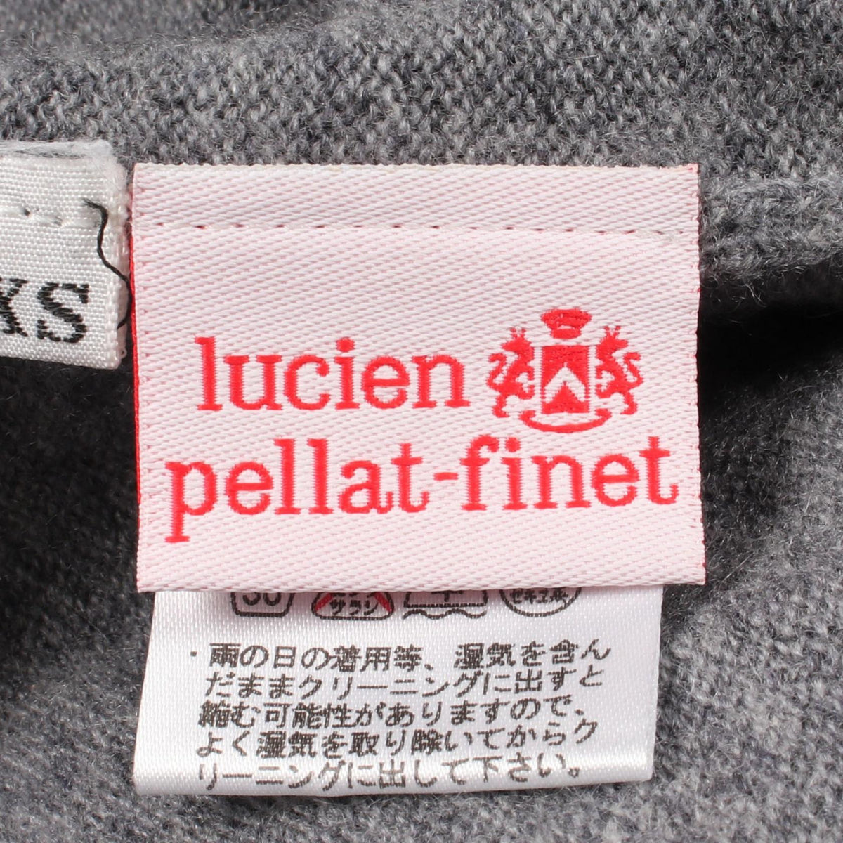 Lucien Pellat-Finet Skull Embroidered V-Neck Sweater Size XS