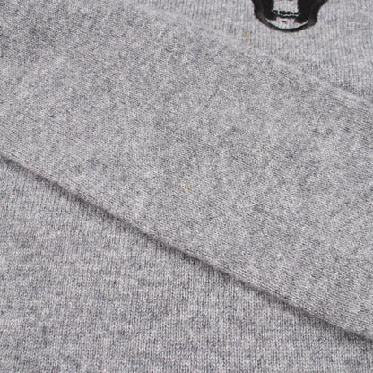 Lucien Pellat-Finet Skull Embroidered V-Neck Sweater Size XS