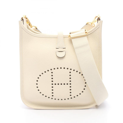 HERMES Evelyne 23 Crème Shoulder Bag