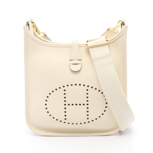 HERMES Evelyne 23 Crème Shoulder Bag