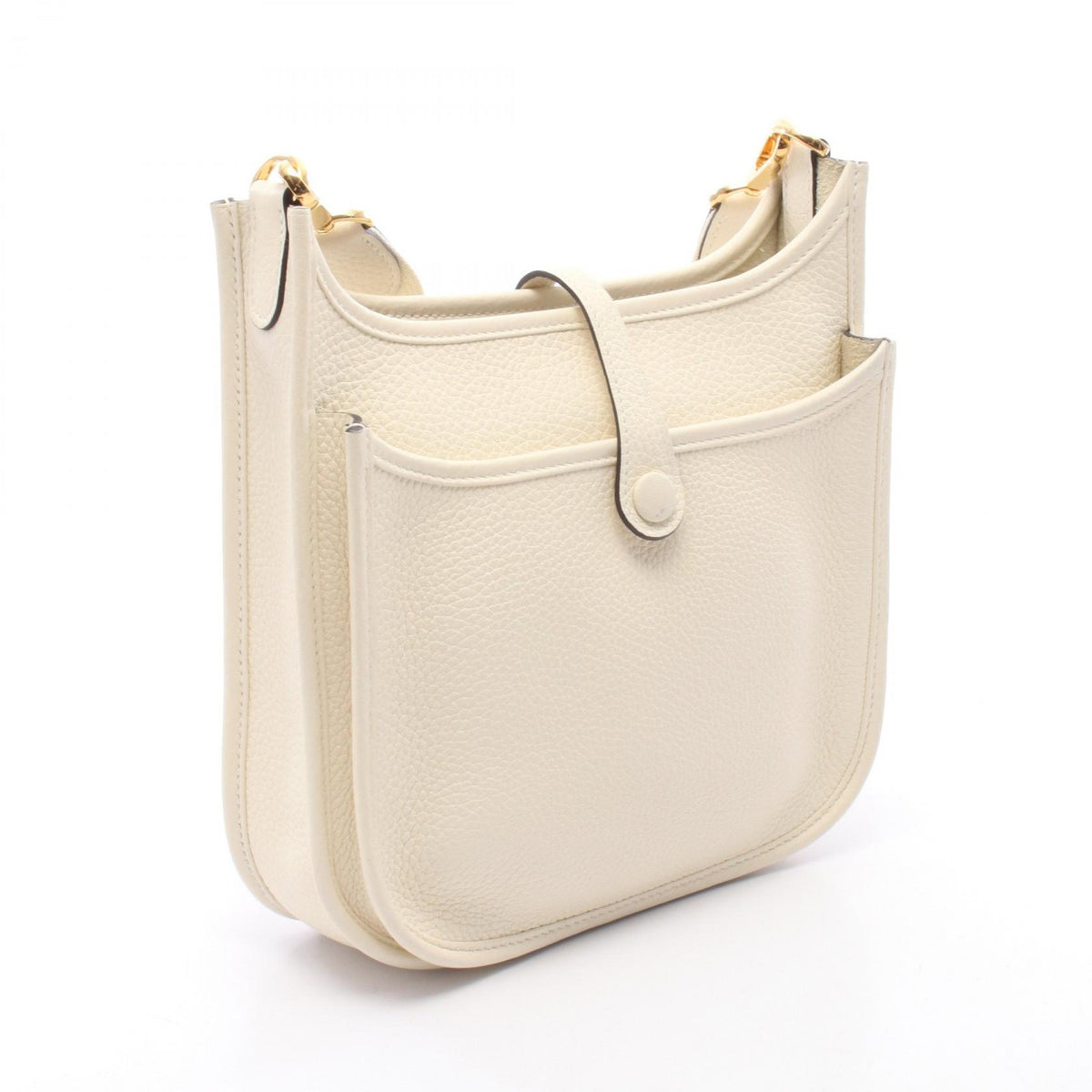 HERMES Evelyne 23 Crème Shoulder Bag