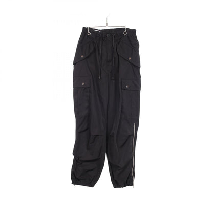 DRIES VAN NOTEN Side Zip Polyester Pants Size S