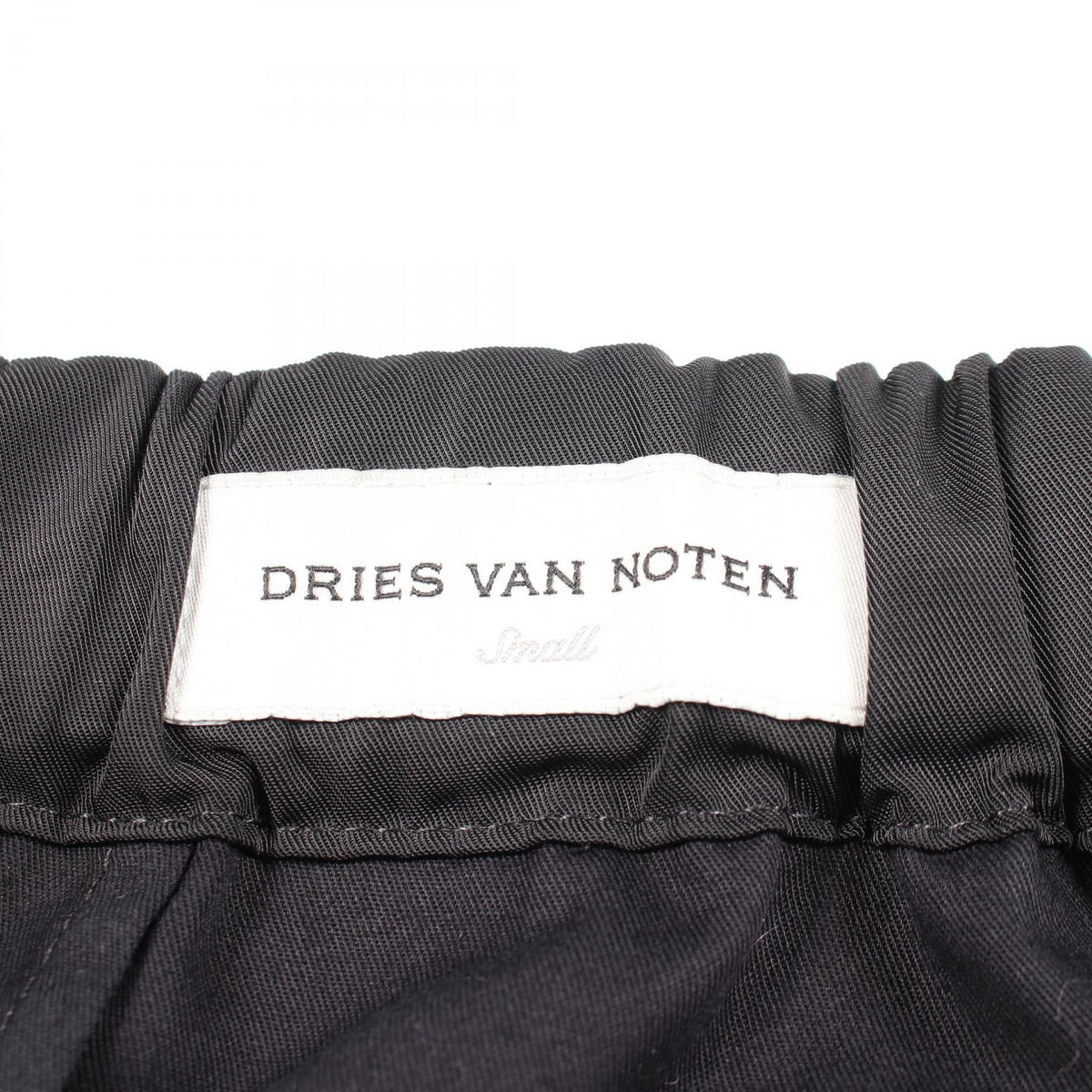 DRIES VAN NOTEN Side Zip Polyester Pants Size S