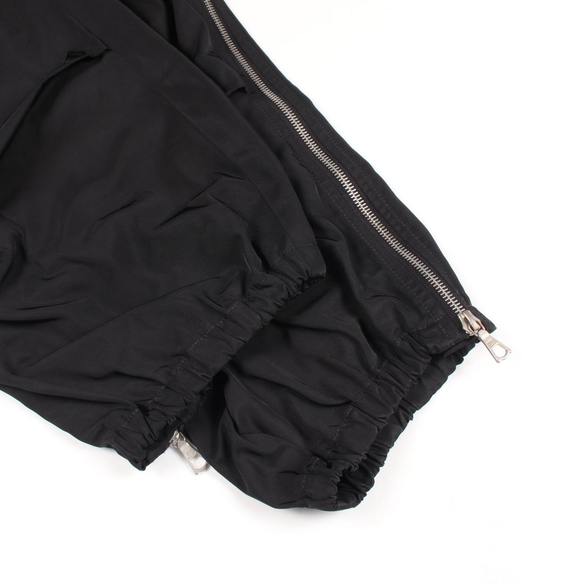 DRIES VAN NOTEN Side Zip Polyester Pants Size S