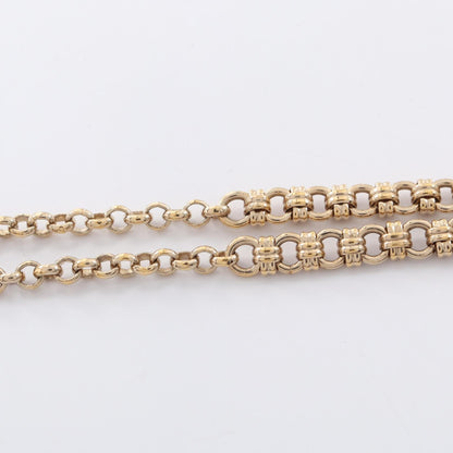 CHANEL Gold Coco Mark Logo Pearl Necklace