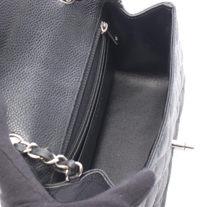 CHANEL Mini Matelasse Caviar Bag Black