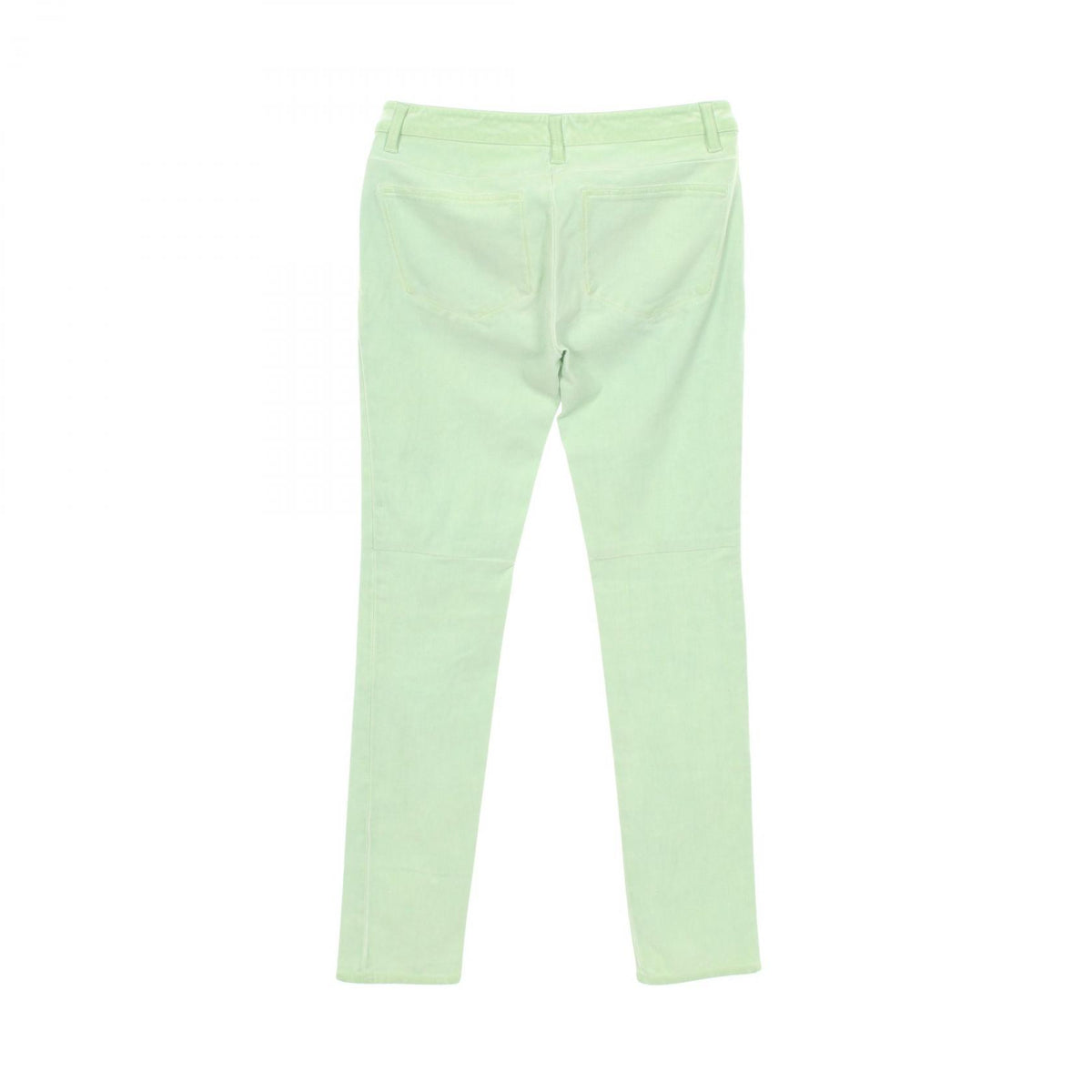 CHANEL Coco Mark Pearl Button Skinny Pants Size 34