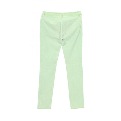 CHANEL Coco Mark Pearl Button Skinny Pants Size 34