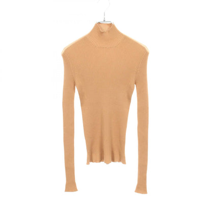 HERMES Turtleneck Cashmere Sweater Brown Size 38
