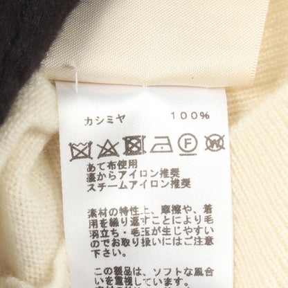 HERMES H-Lift Crewneck Cashmere Sweater White Size 36