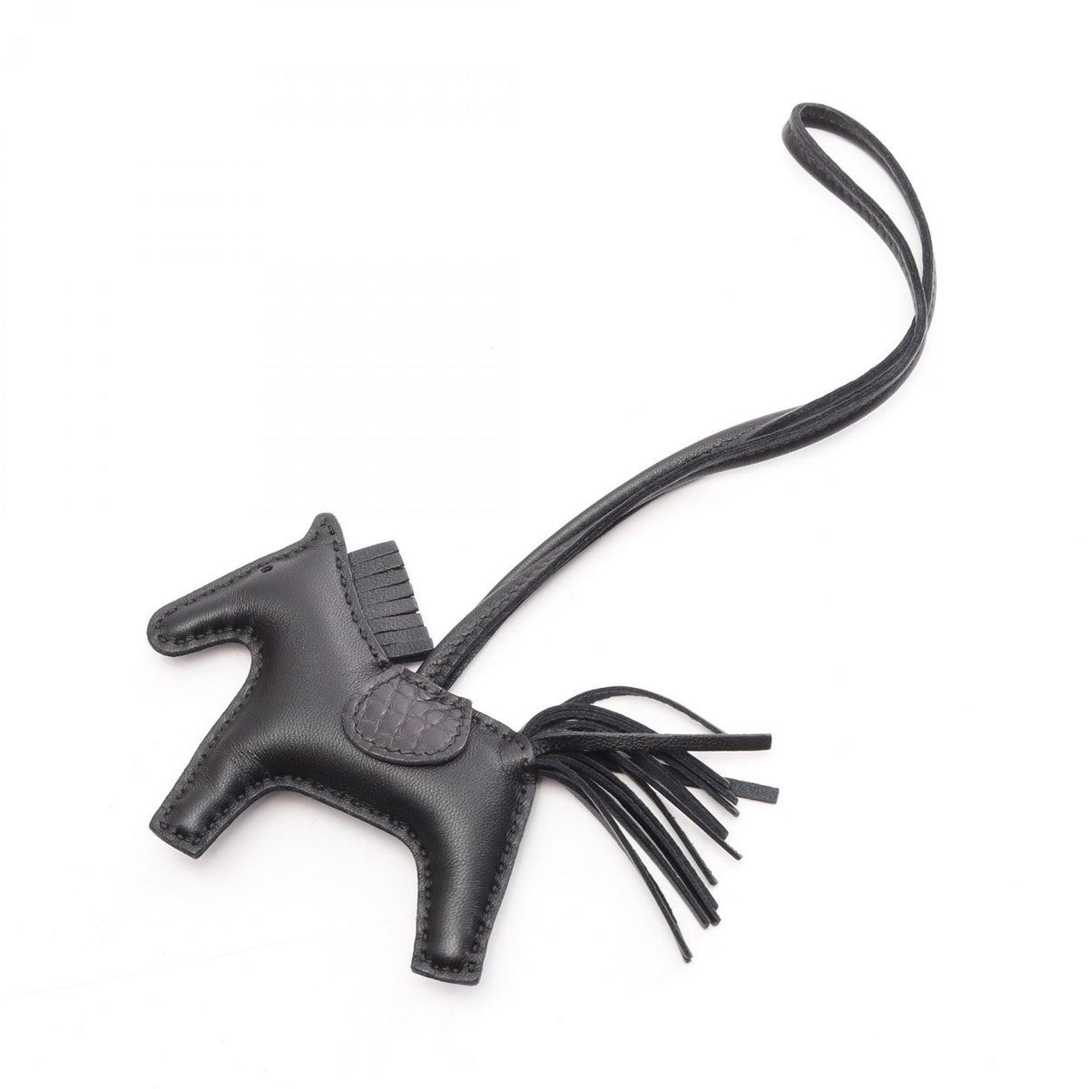 HERMES Rodeo PM Touch So Alligator Charm