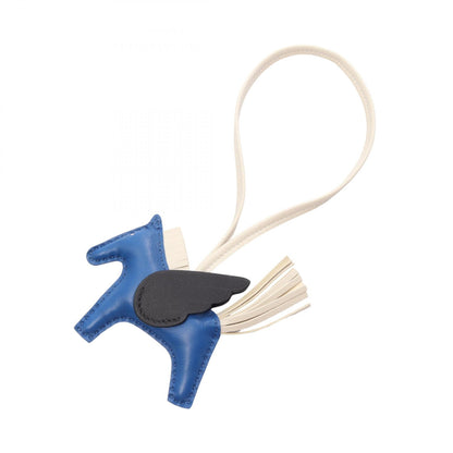 HERMES Rodeo Pegasus PM Bleu Craie Charm