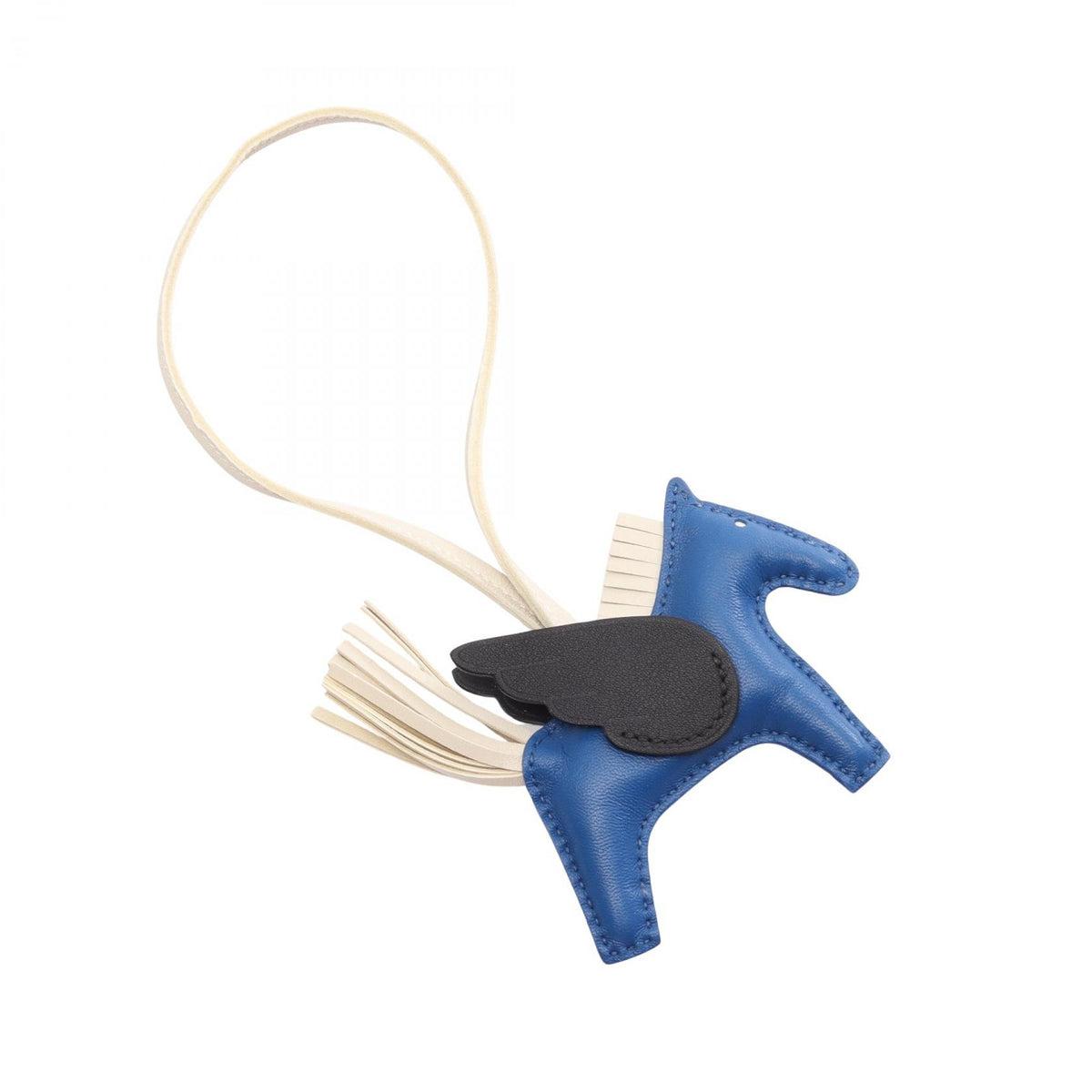HERMES Rodeo Pegasus PM Bleu Craie Charm