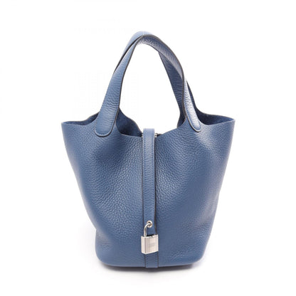 HERMES Picotin Lock PM Handbag Blue