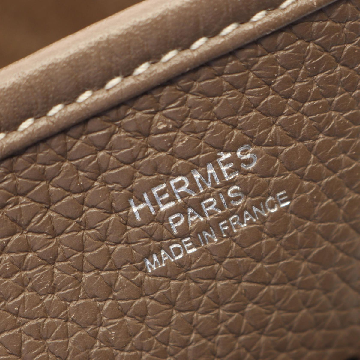 HERMES Evelyne 3 PM Etaupe Shoulder Bag