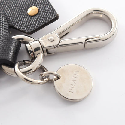 PRADA Saffiano Leather Robot Charm Black