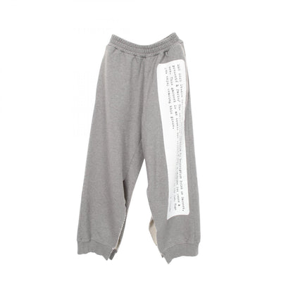 MM6 Letter Print Cutout Cotton Pants Size XS