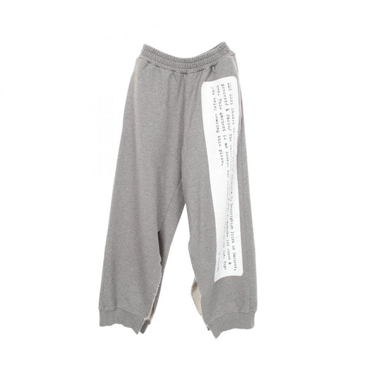 MM6 Letter Print Cutout Cotton Pants Size XS