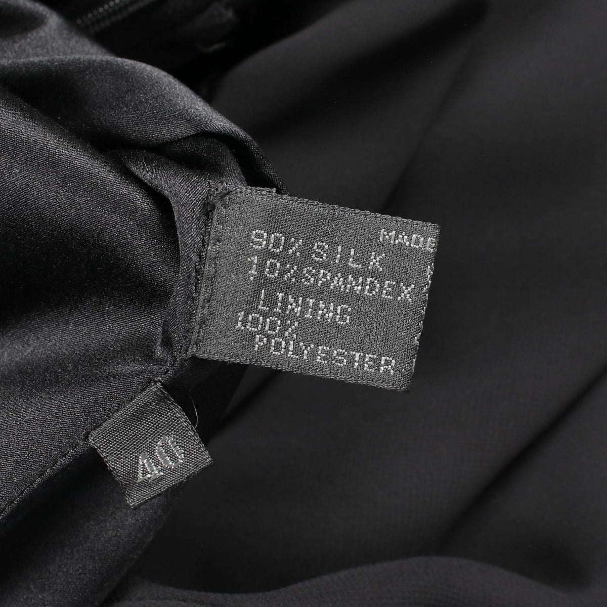 PRADA Silk Midi Dress Black Size 40