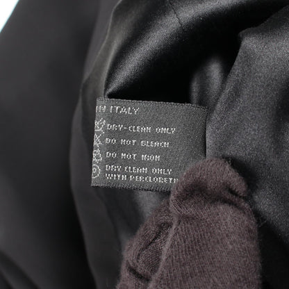PRADA Silk Midi Dress Black Size 40