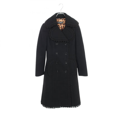 DOLCE & GABBANA Wool Coat Black Size 38